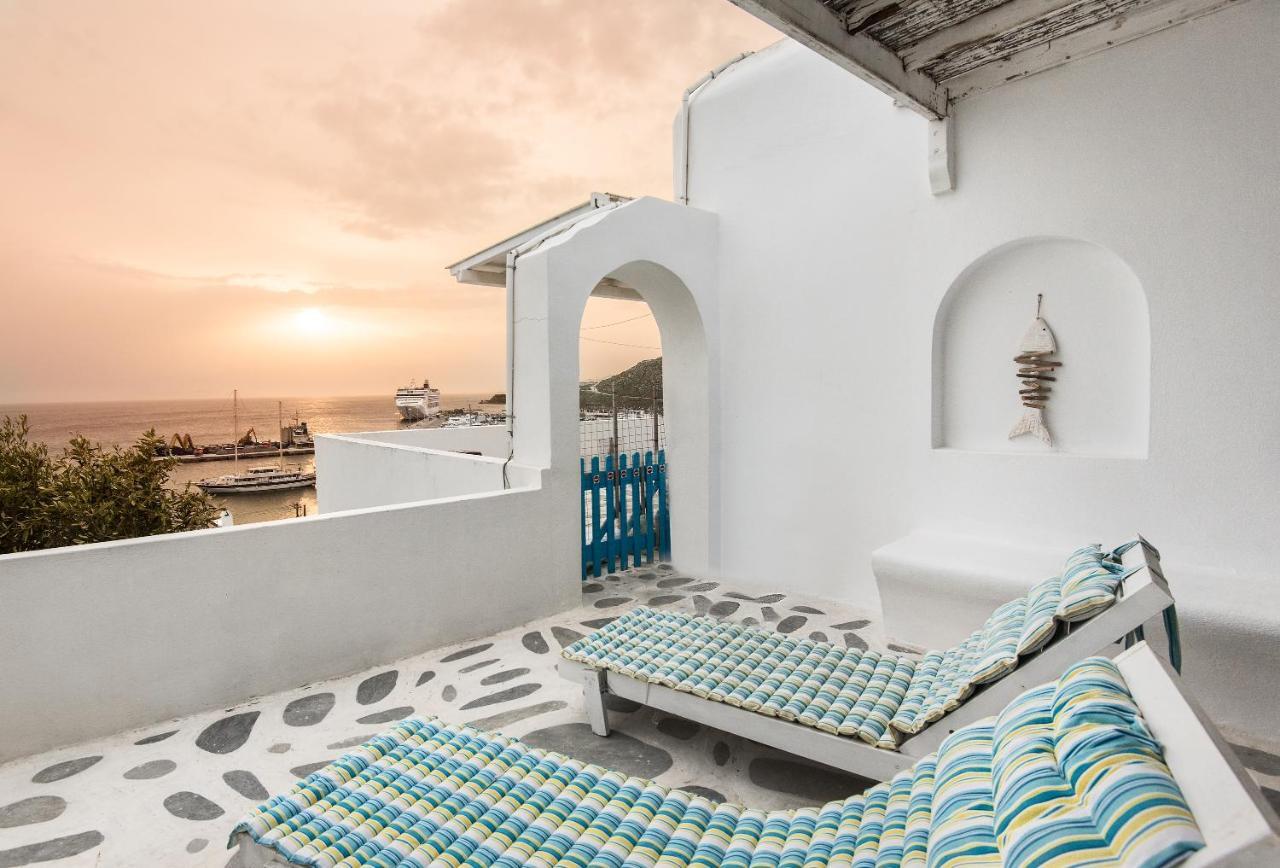 Sunny Guest House New Port Mykonos Турлос Екстериор снимка